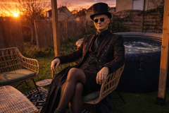 Ambrus Varius mentaliste au Gite de Vendome avant une représentation en comité intimiste