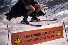 Ambros Varius au ski